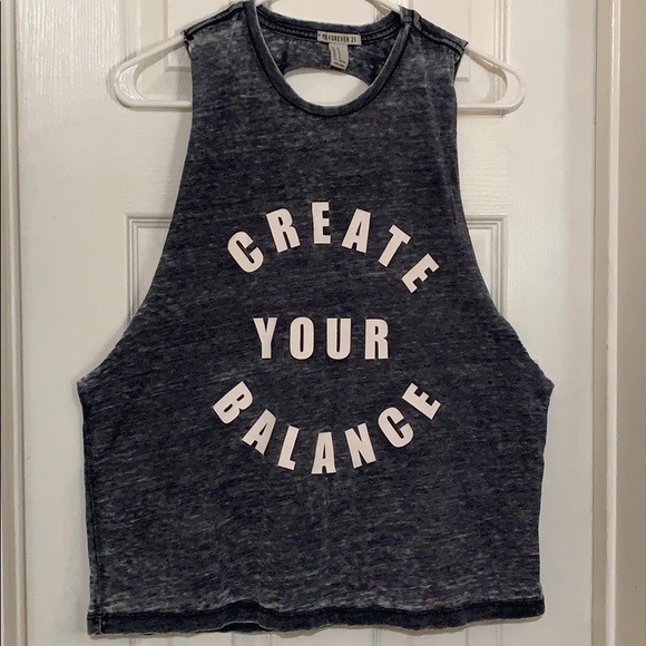 Forever 21 cut tank lounge workout wear size M 🔥 - Picture 2 of 5